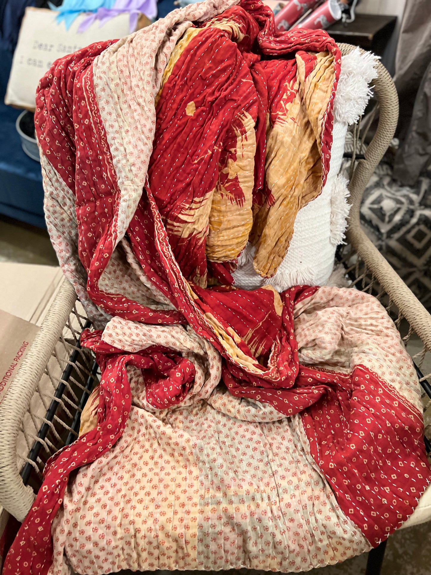 Kantha Throw Blankets- NEW Patterns