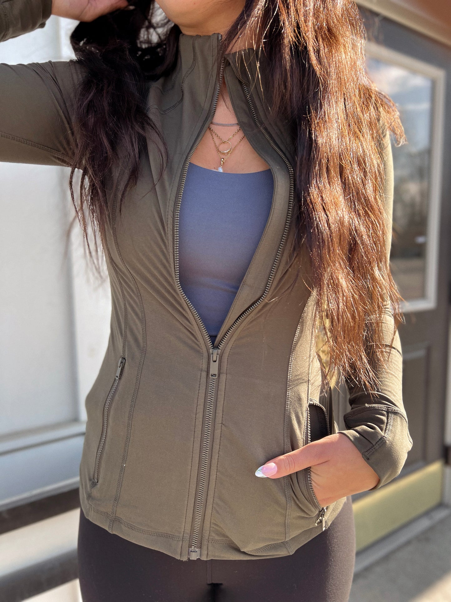 Define Success Jacket- Olive