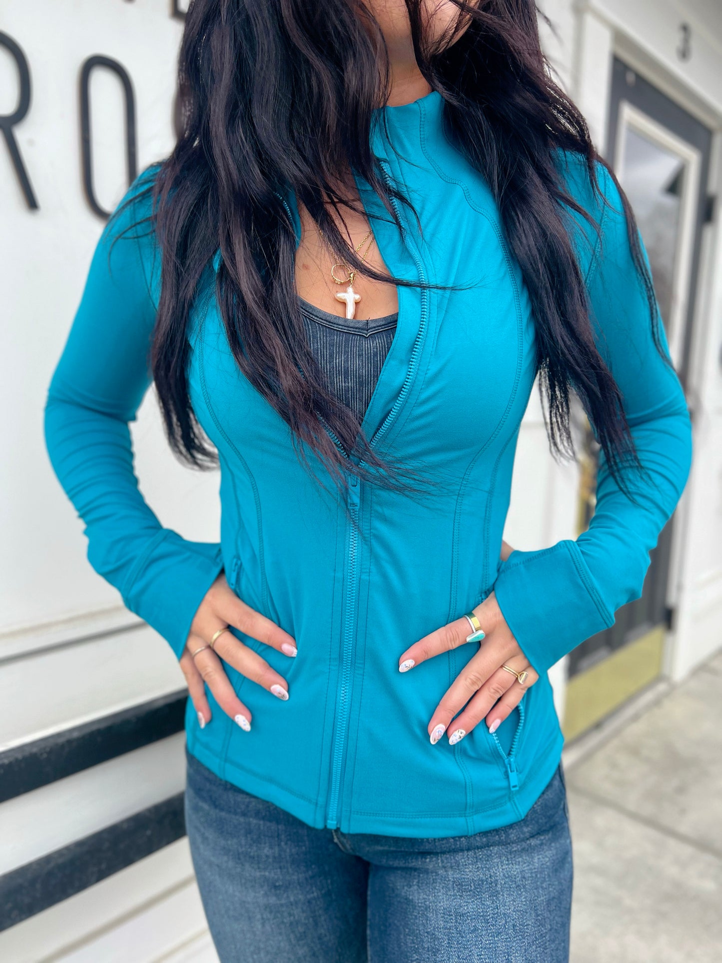 Define Success Jacket- Hawaiian Blue