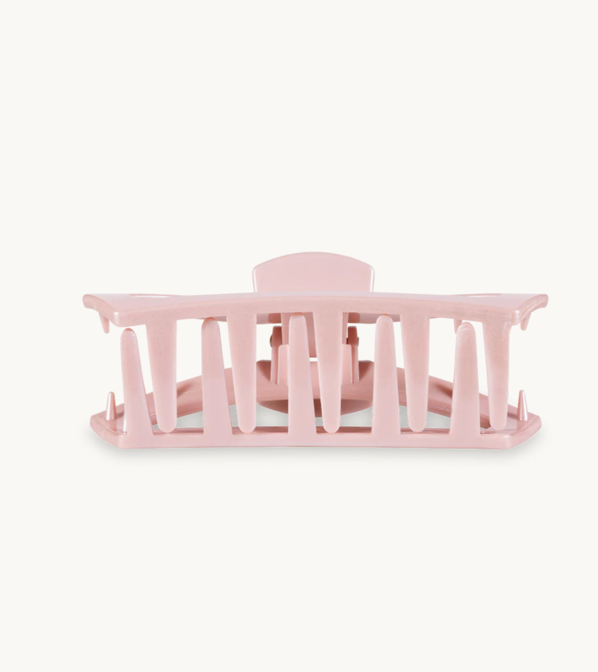 Open Pearly Pink Medium Claw Hair Clip