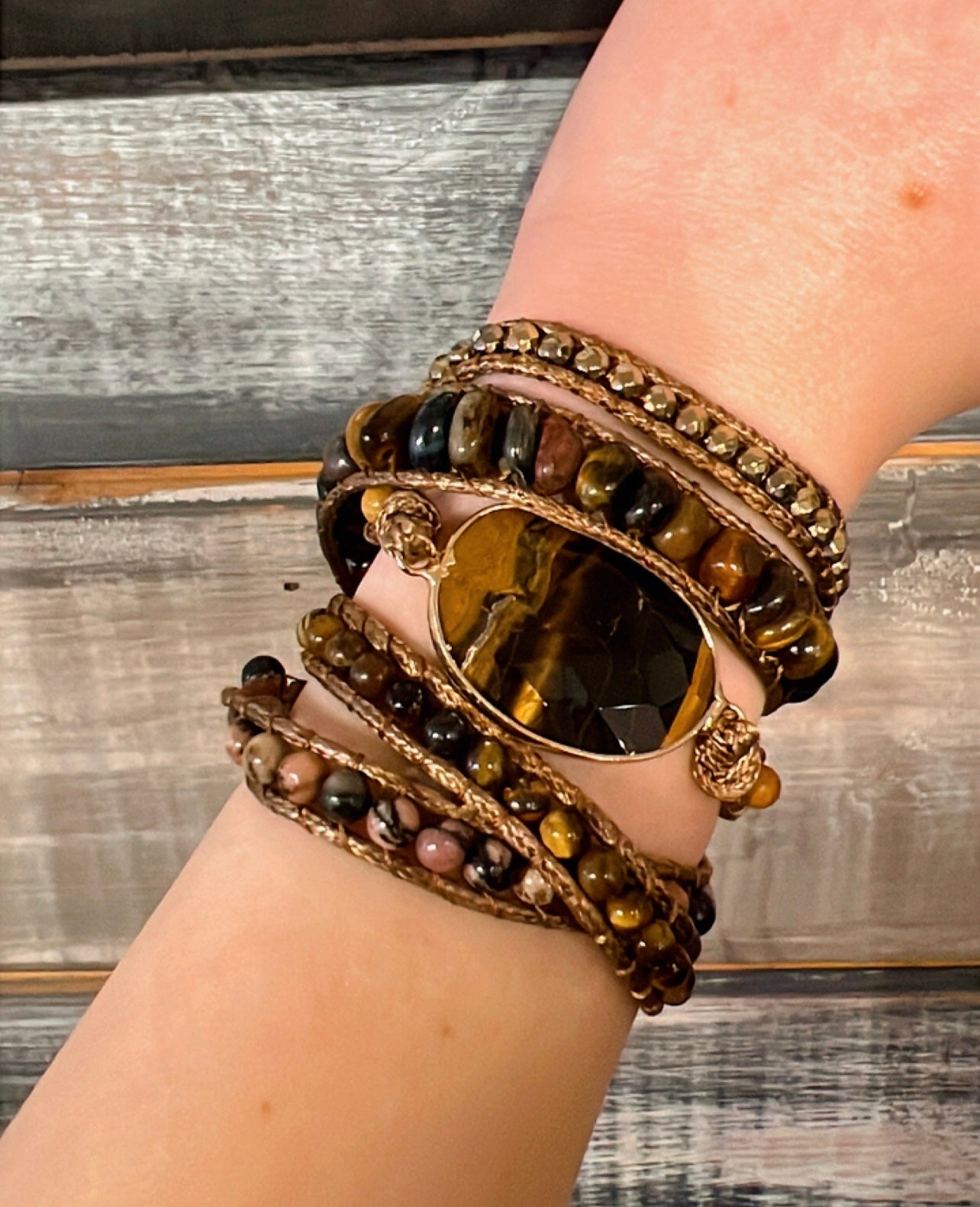 Wrap Stone Bracelet- More Colors