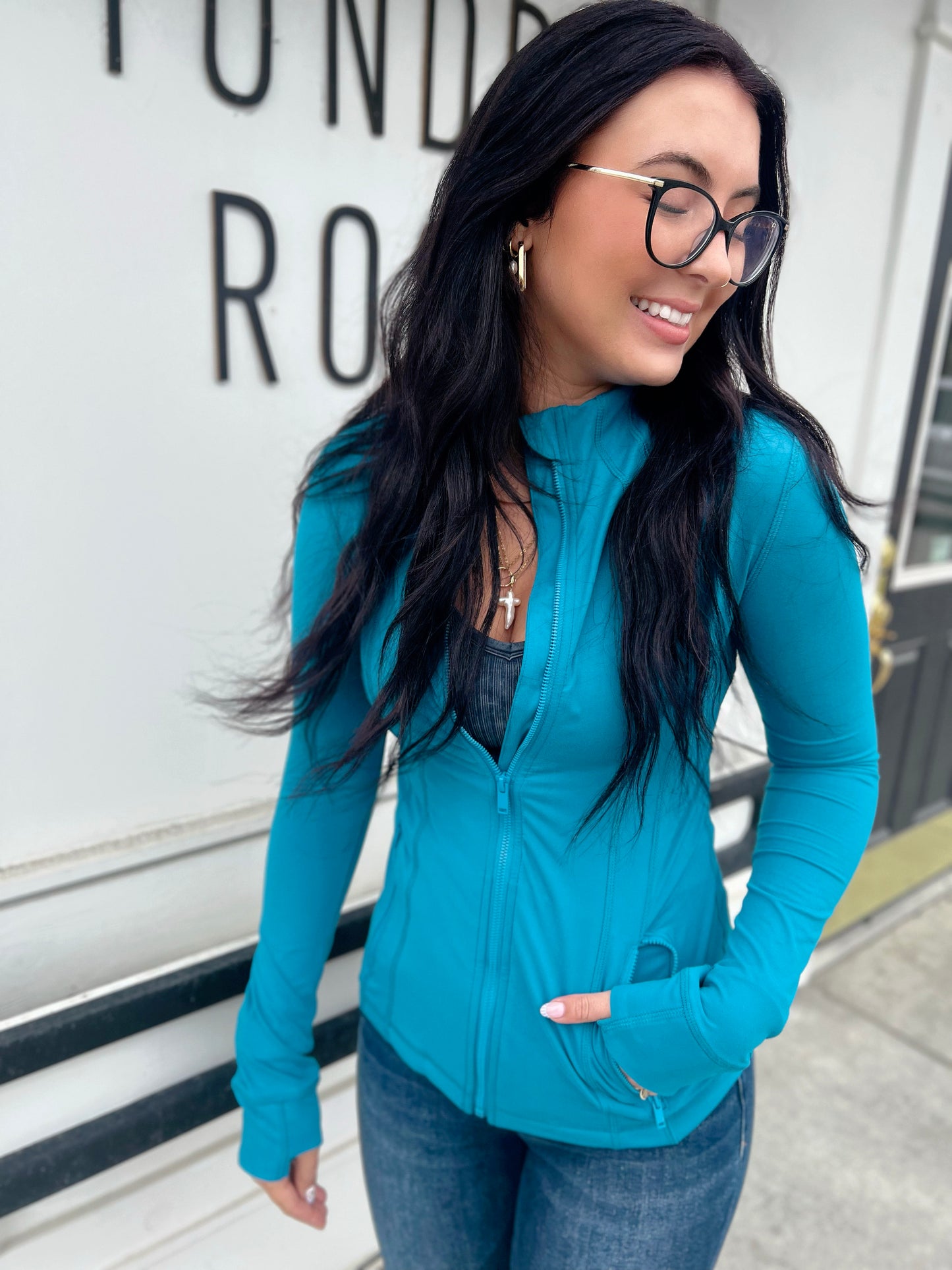 Define Success Jacket- Hawaiian Blue