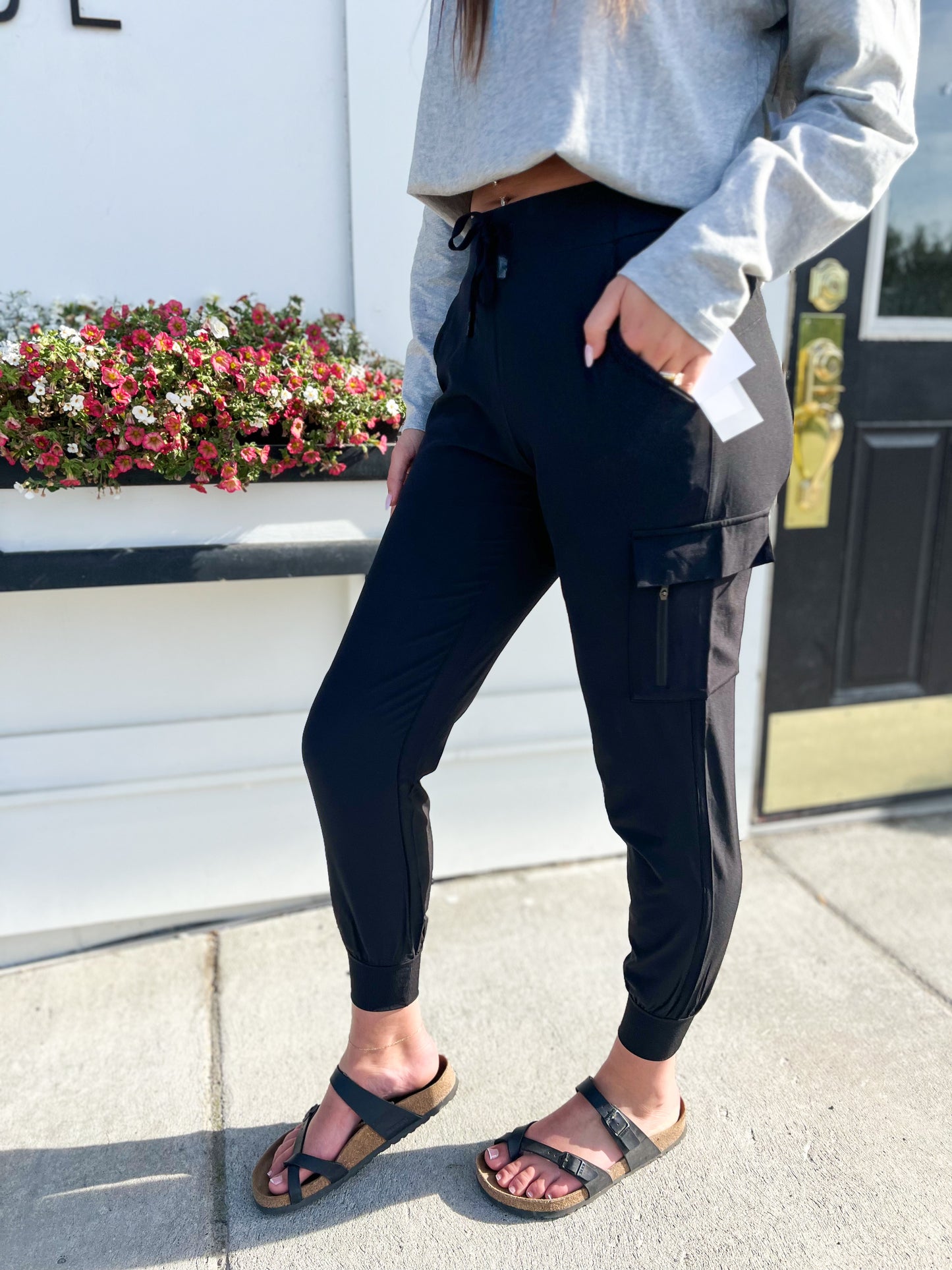 Mikey HW Active Jogger W/ Pockets- BLK