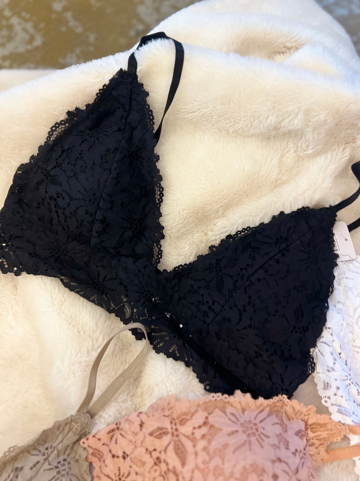 Junie Lace Hook Closure Bralette- More Colors