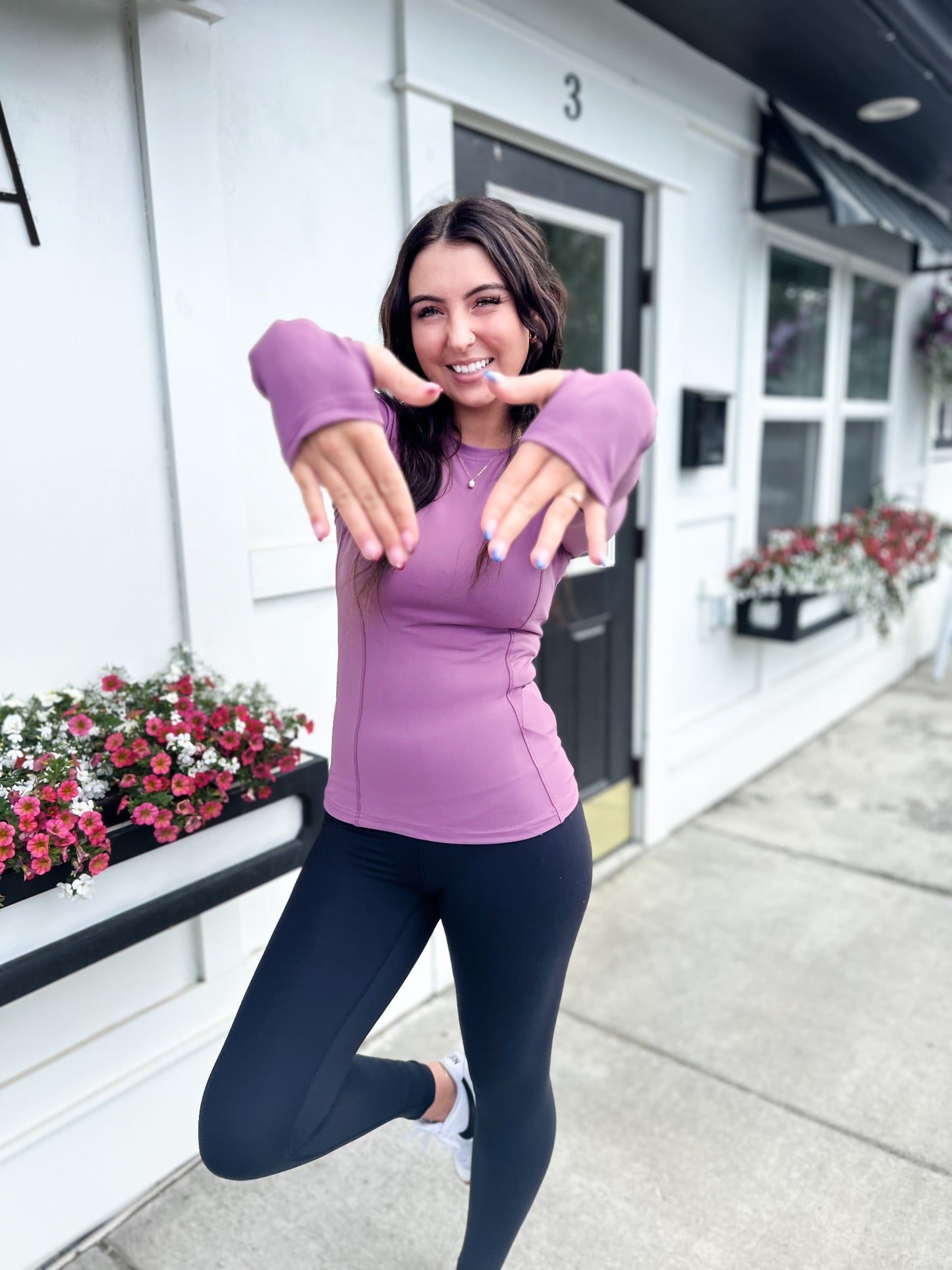 Active Performance LS Top- Purple