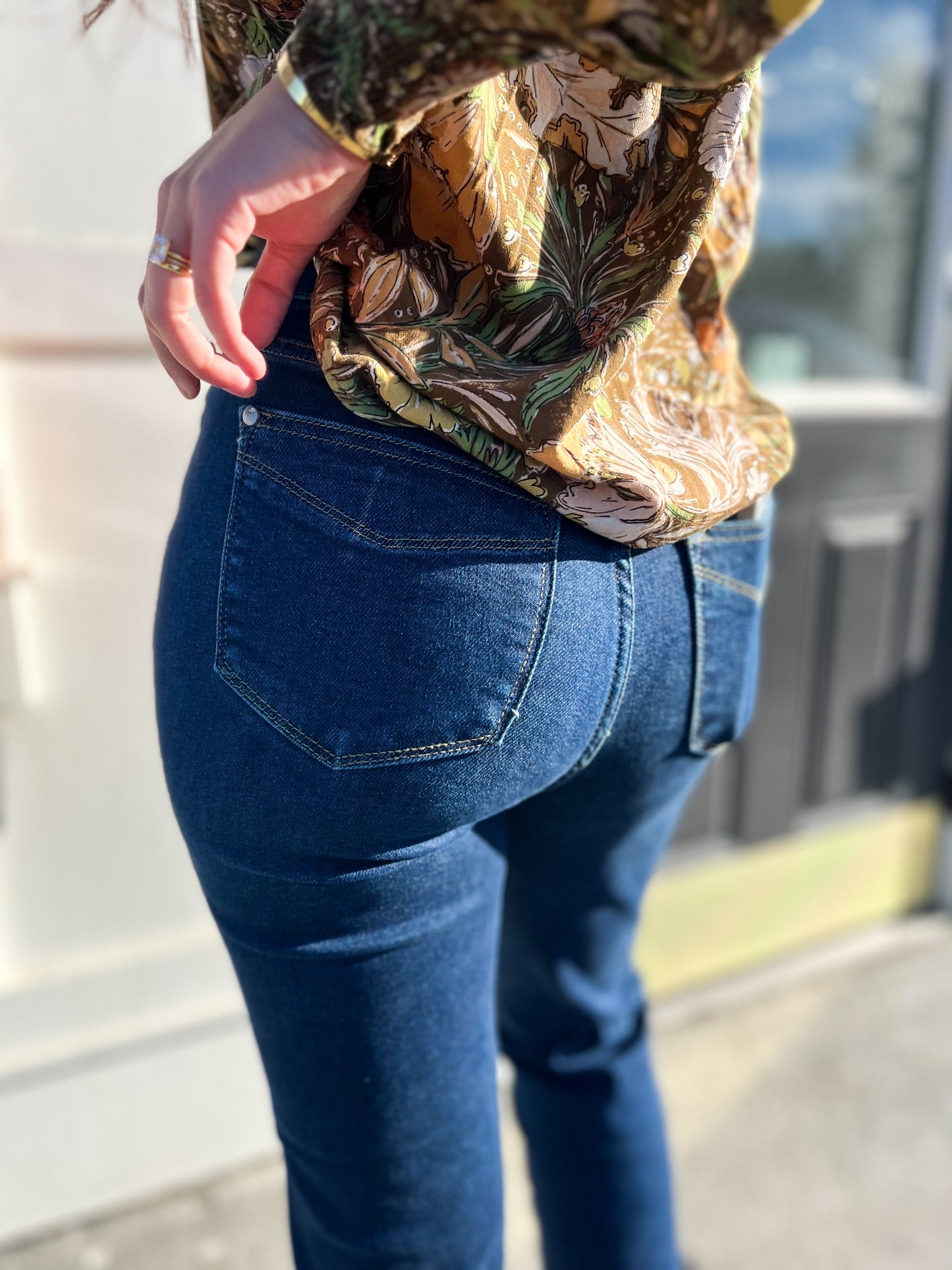 Kiara Tummy Control Classic Straight Denim