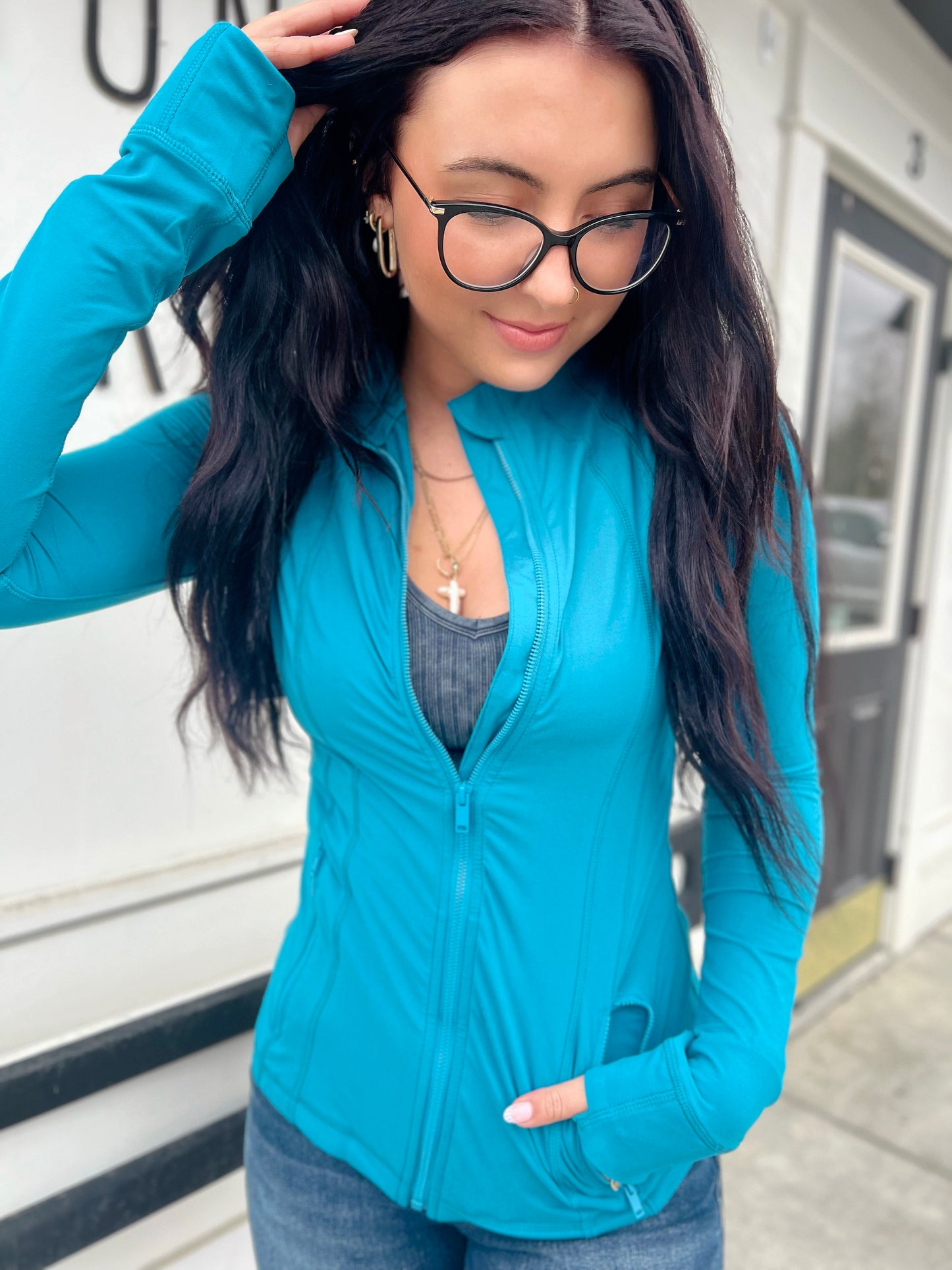 Define Success Jacket- Hawaiian Blue