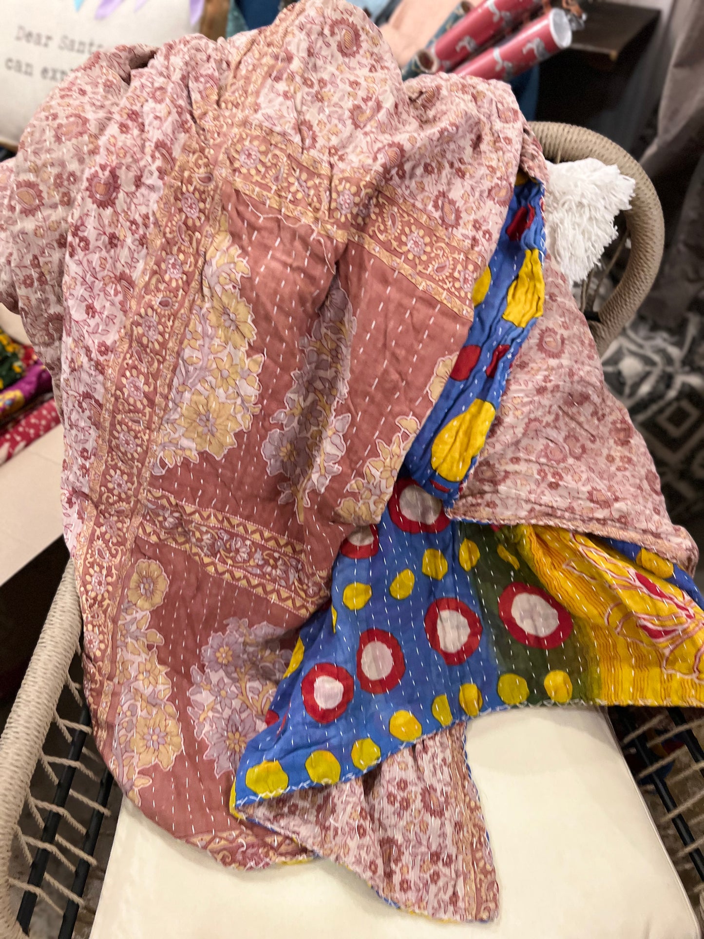 Kantha Throw Blankets- NEW Patterns