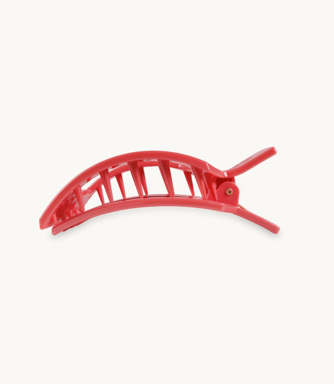 Calming Coral Medium Flat Square Hair Clip
