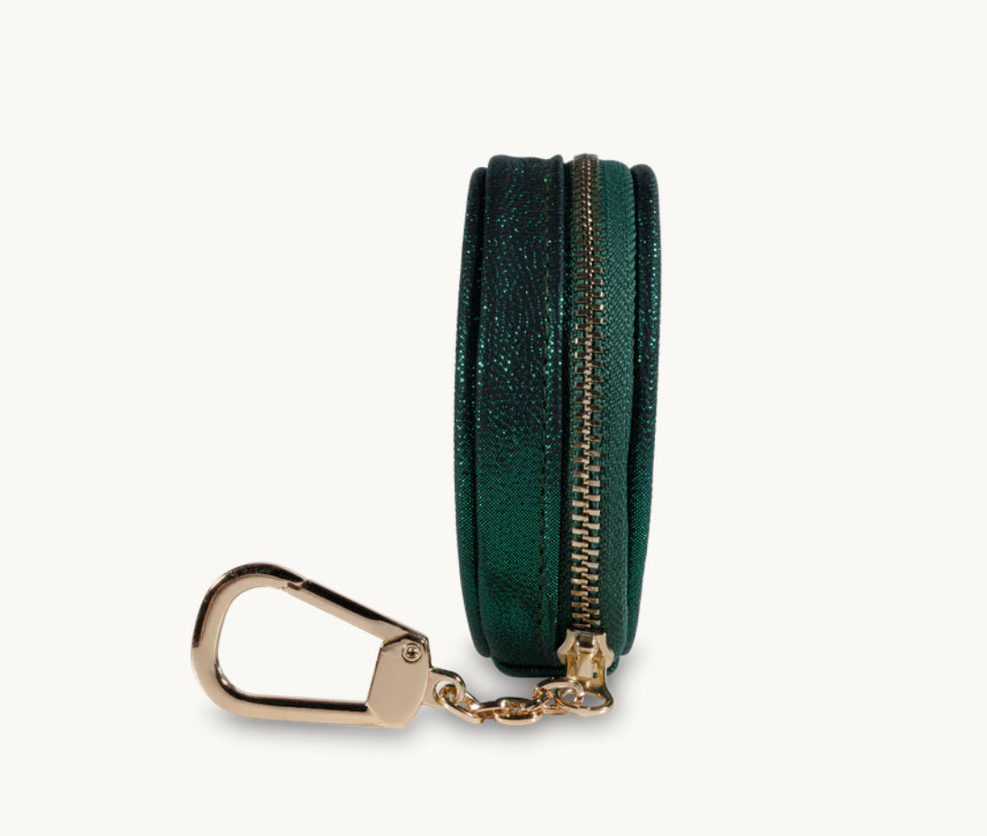 Holiday Green Glitter Teletote