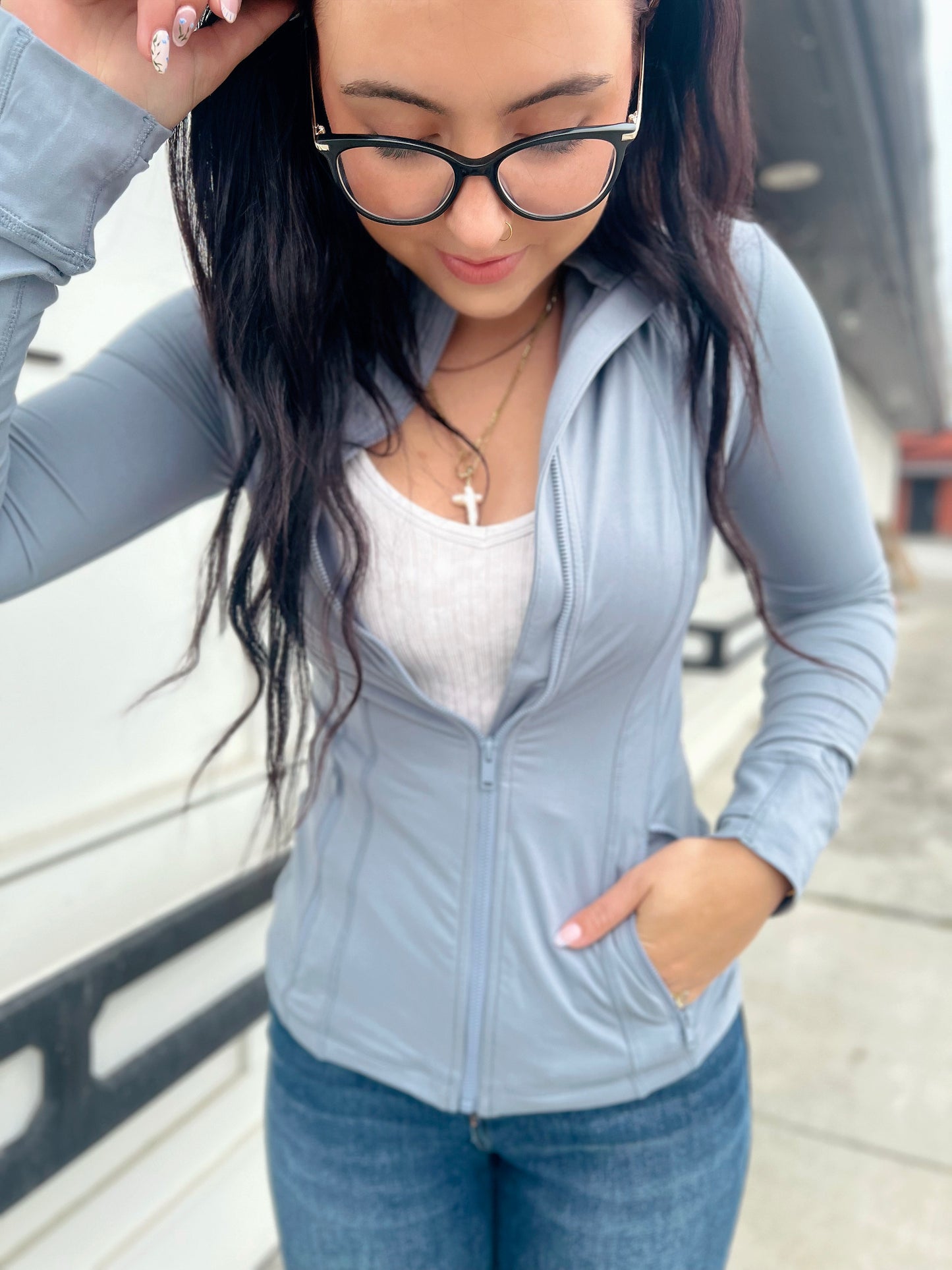 Define Success Jacket- Rhino Grey