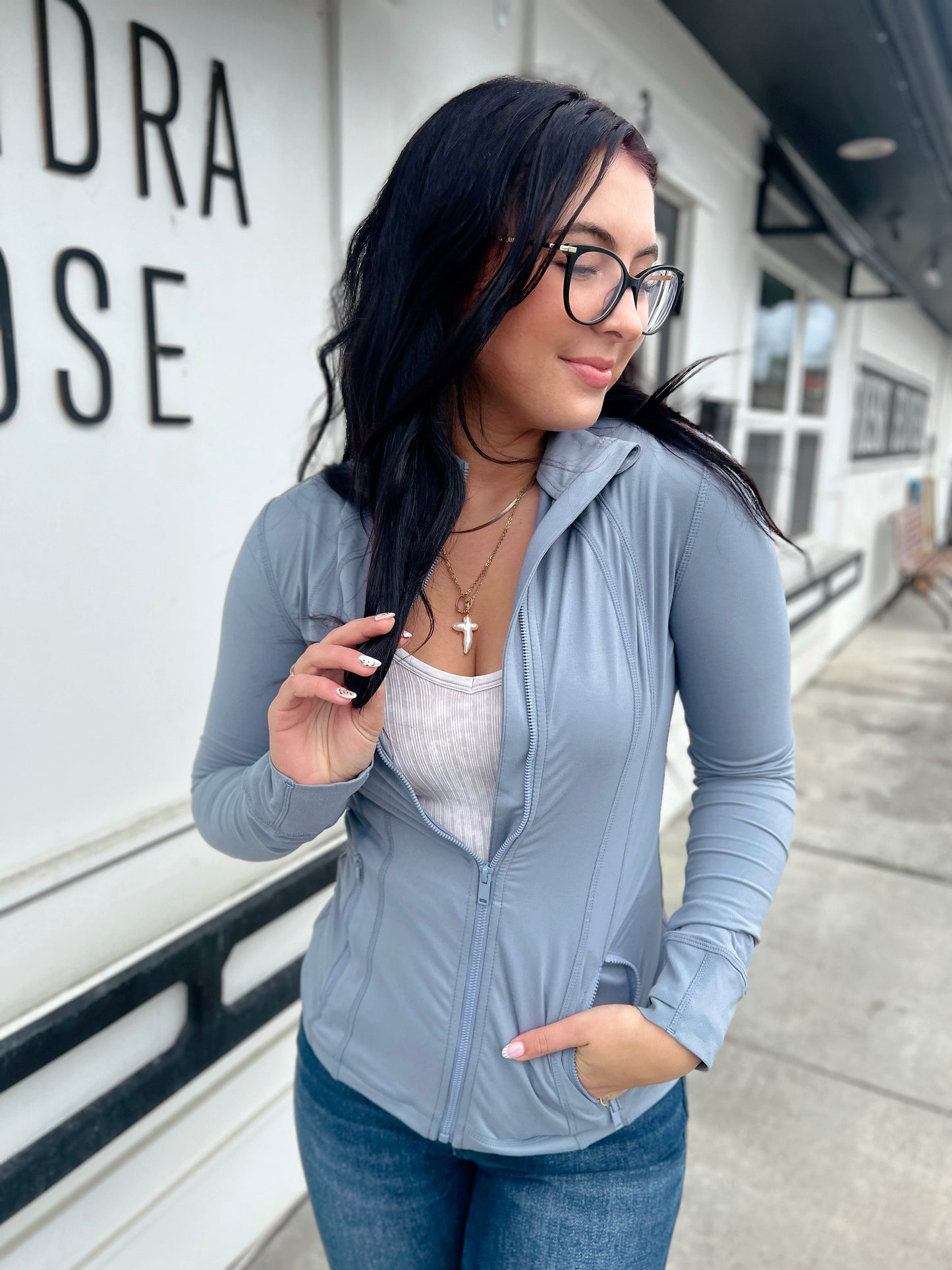 Define Success Jacket- Rhino Grey