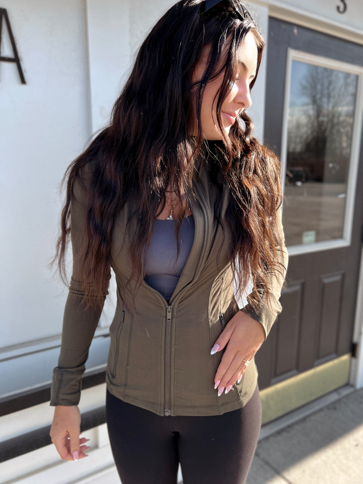 Define Success Jacket- Olive