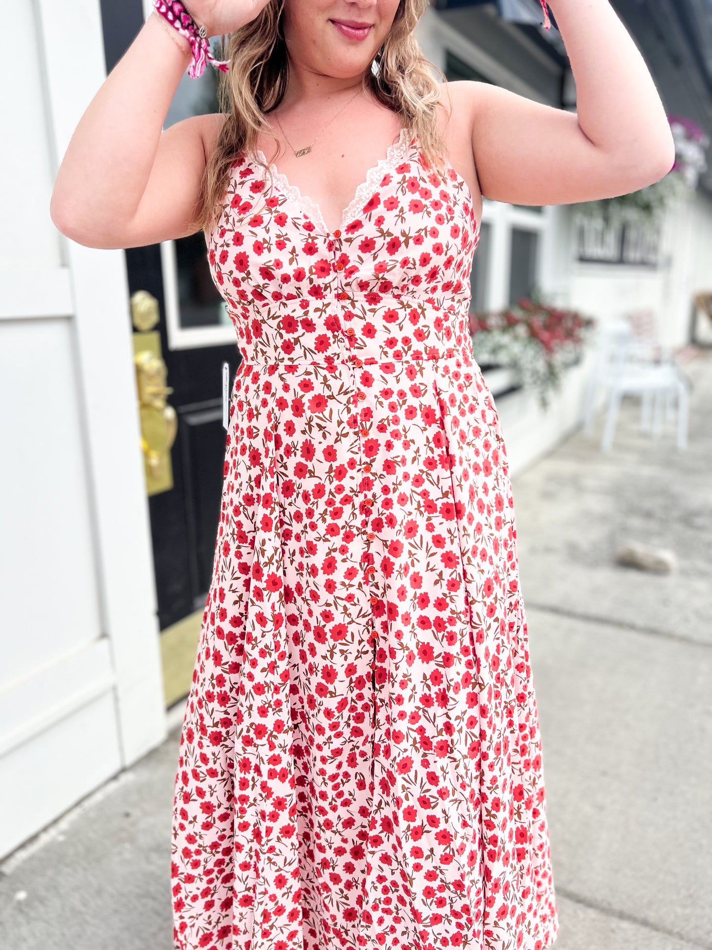 Darcy Peony Floral Maxi Dress