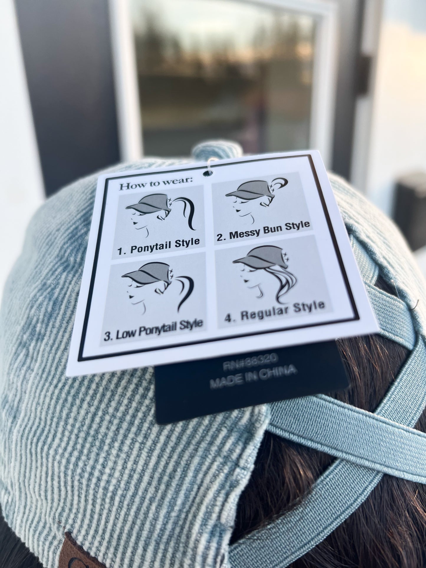 CC Stone Washed Corduroy Cap- Teal Grey