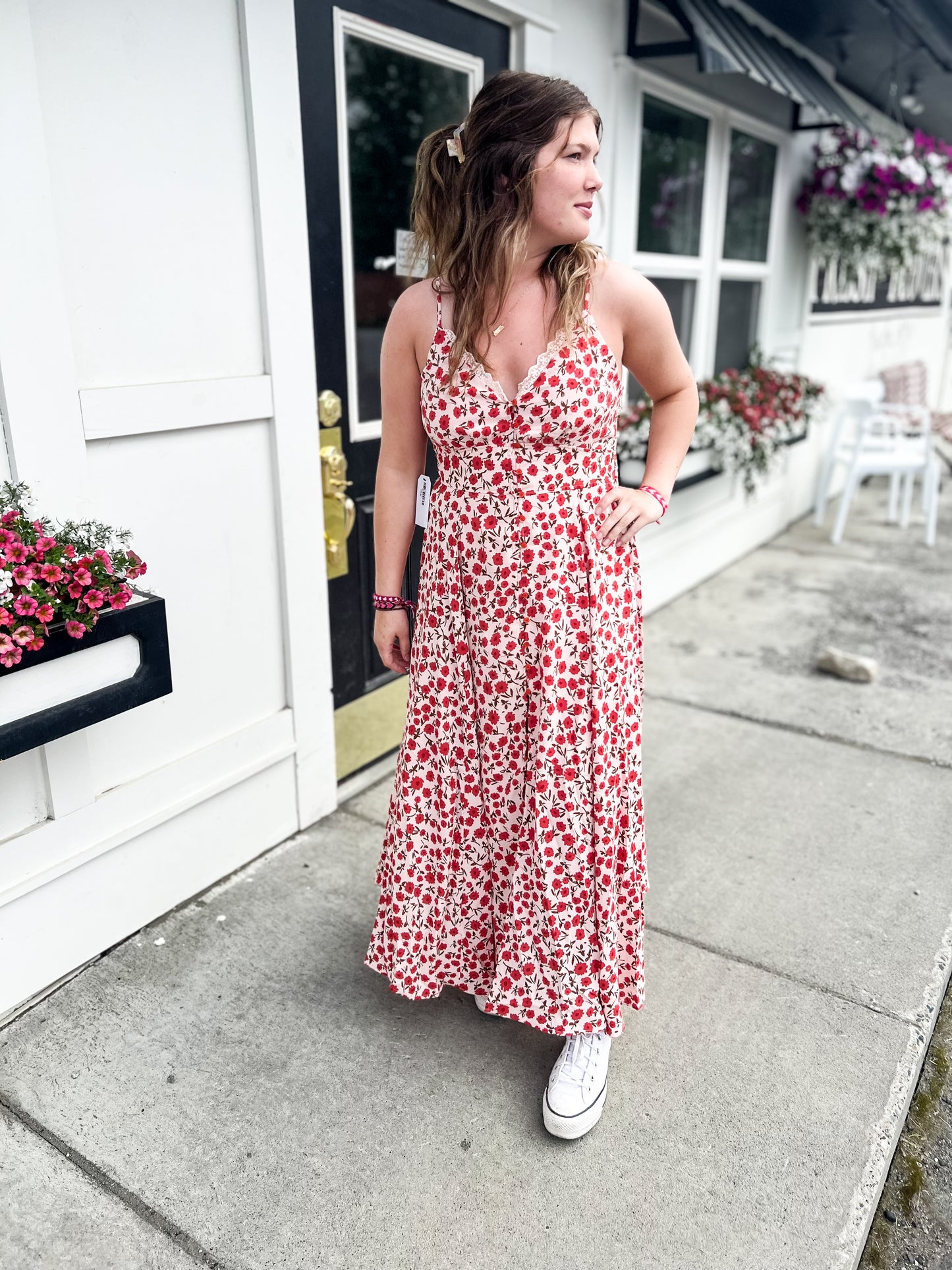 Darcy Peony Floral Maxi Dress