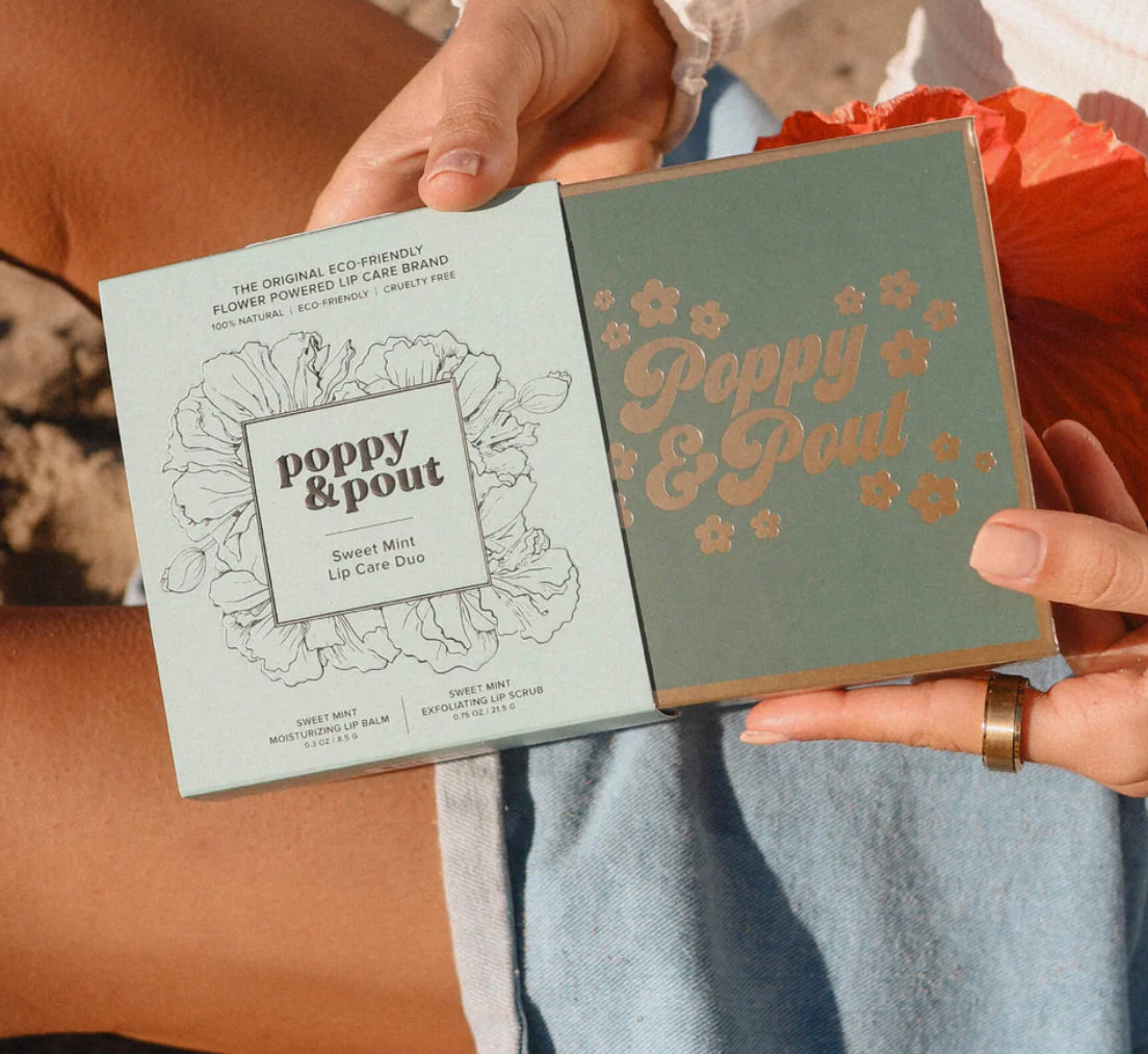 Poppy & Pout Lip Care Duo- Sweet Mint