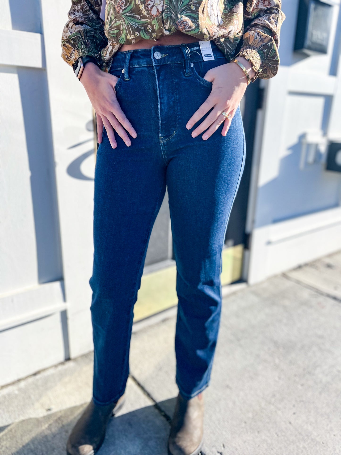 Kiara Tummy Control Classic Straight Denim