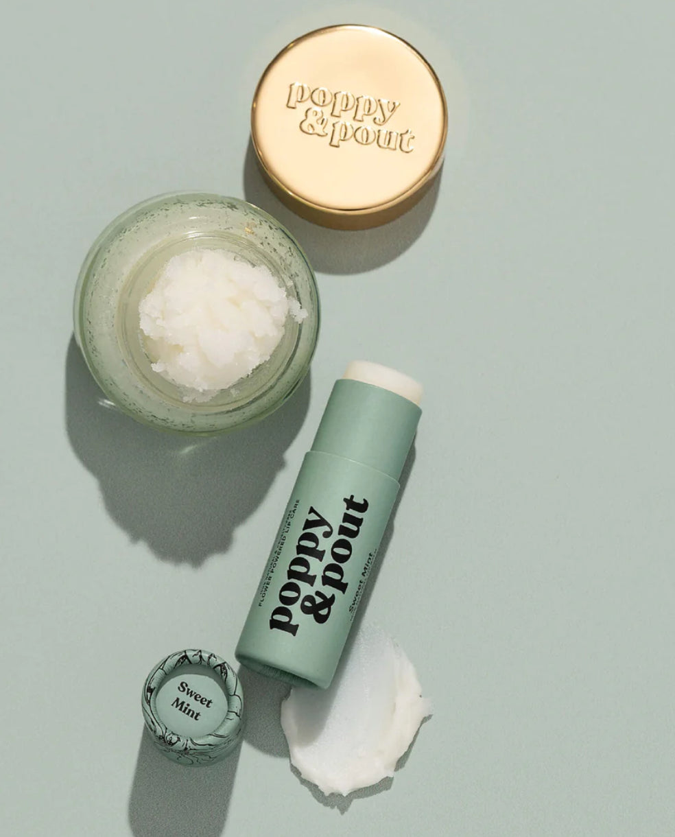 Poppy & Pout Lip Care Duo- Sweet Mint