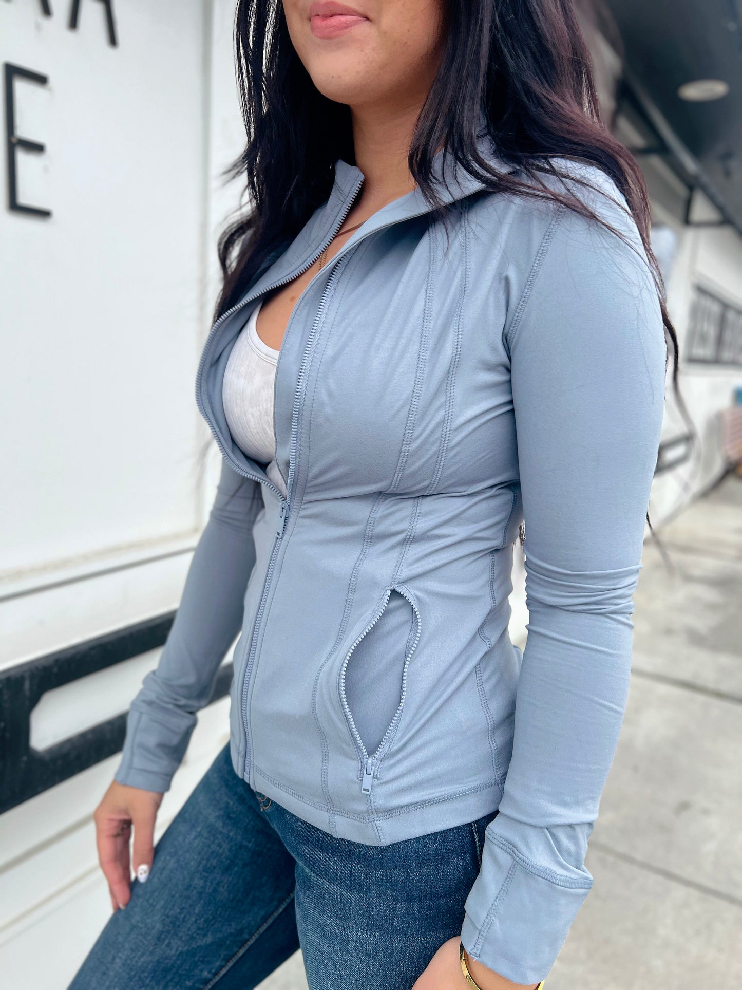 Define Success Jacket- Rhino Grey