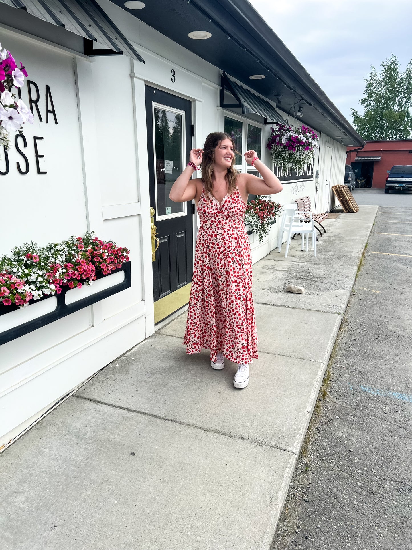 Darcy Peony Floral Maxi Dress