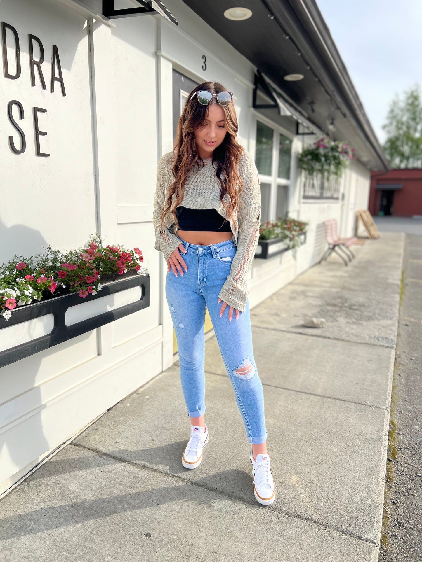 Sleepless HR Cuff Skinny Jeans