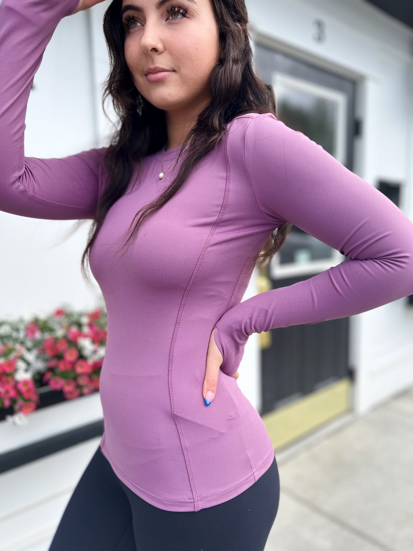 Active Performance LS Top- Purple