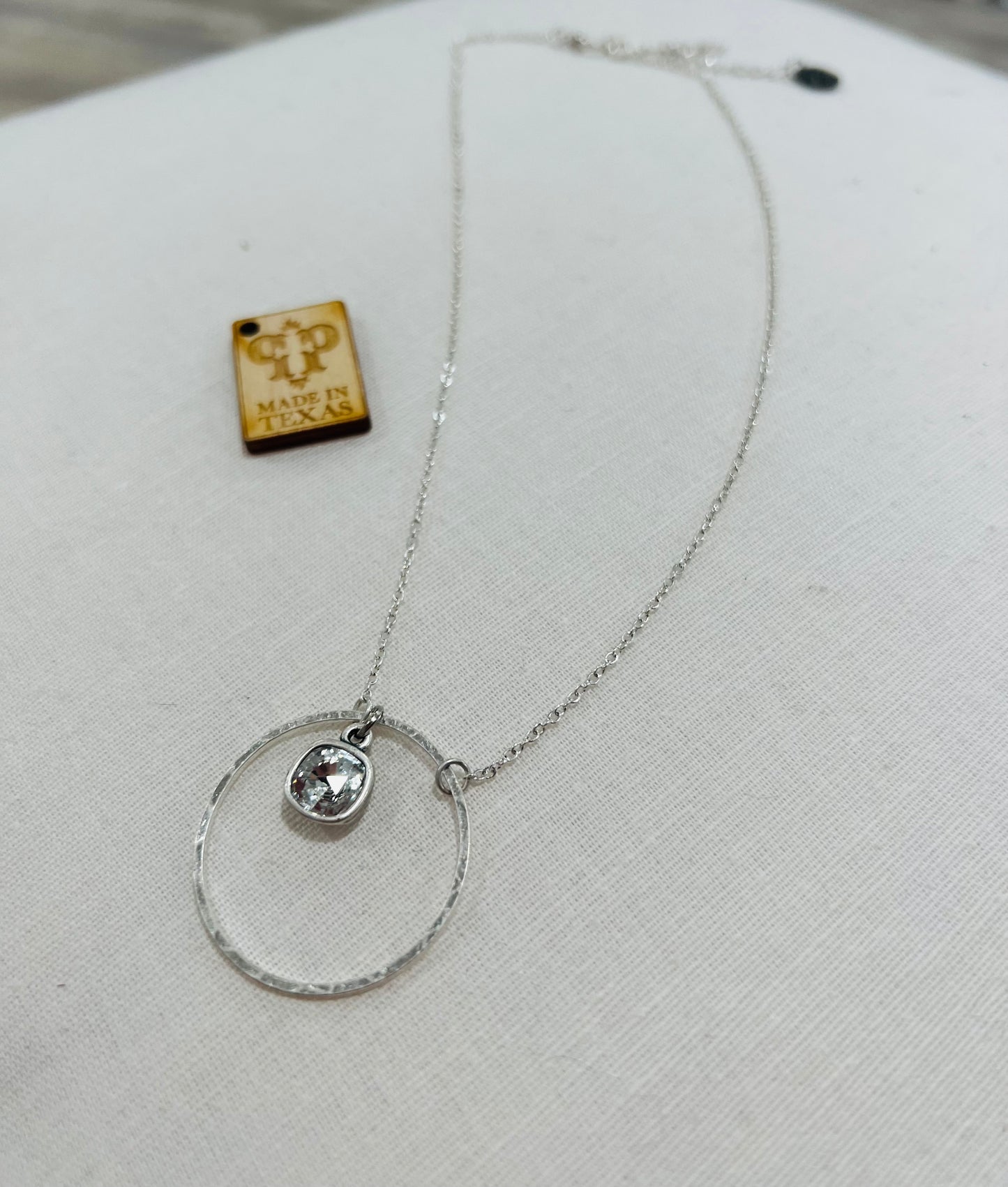 PP Stone Infinity Necklace