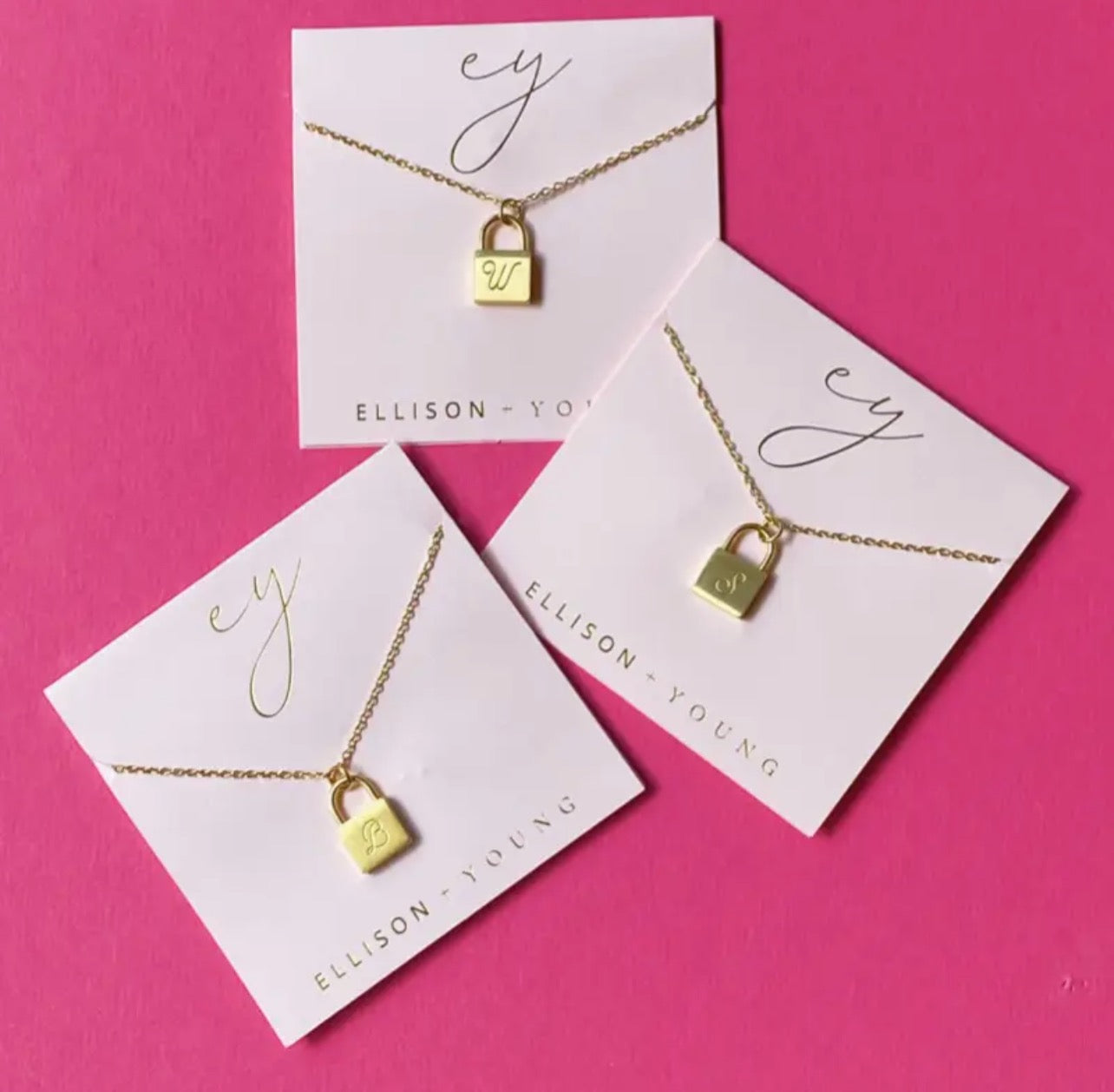 SCRIPTED Locket Necklace