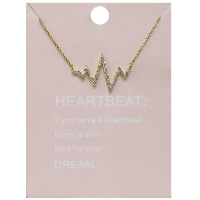 Heartbeat Pendant Necklace