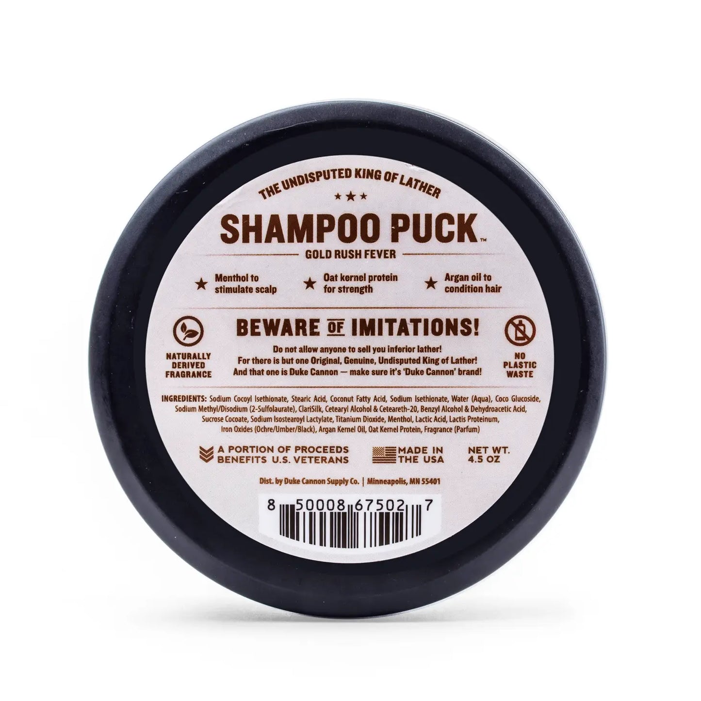 Duke Cannon Shampoo Puck