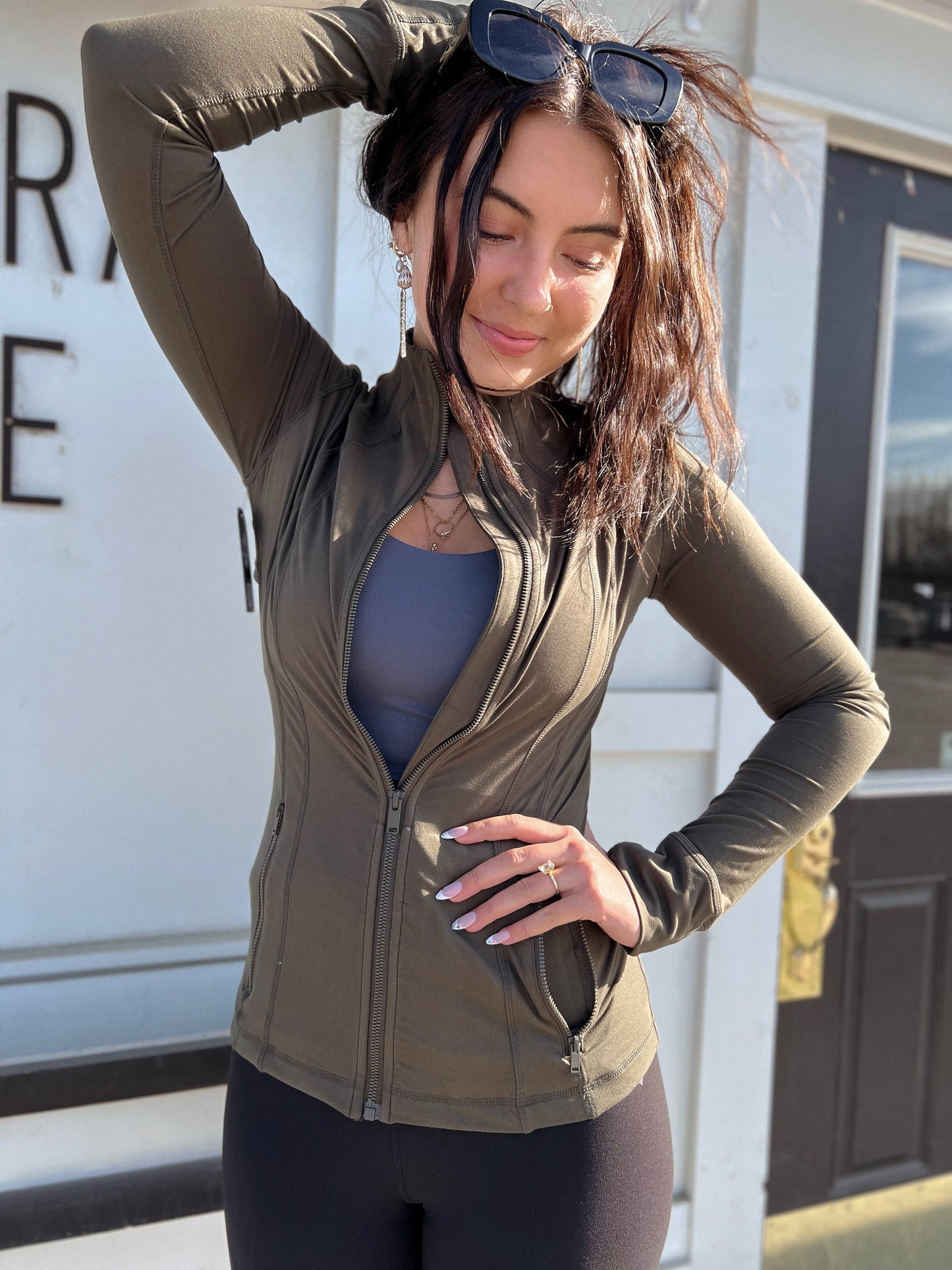 Define Success Jacket- Olive