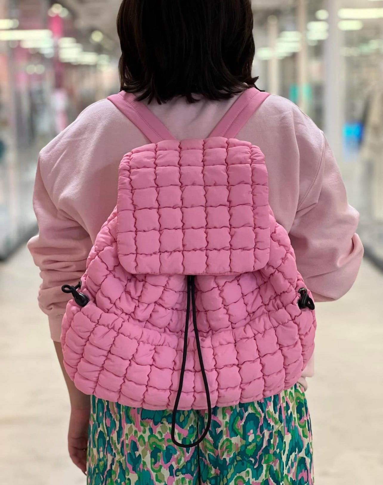 Places To Go Quilted Backpack