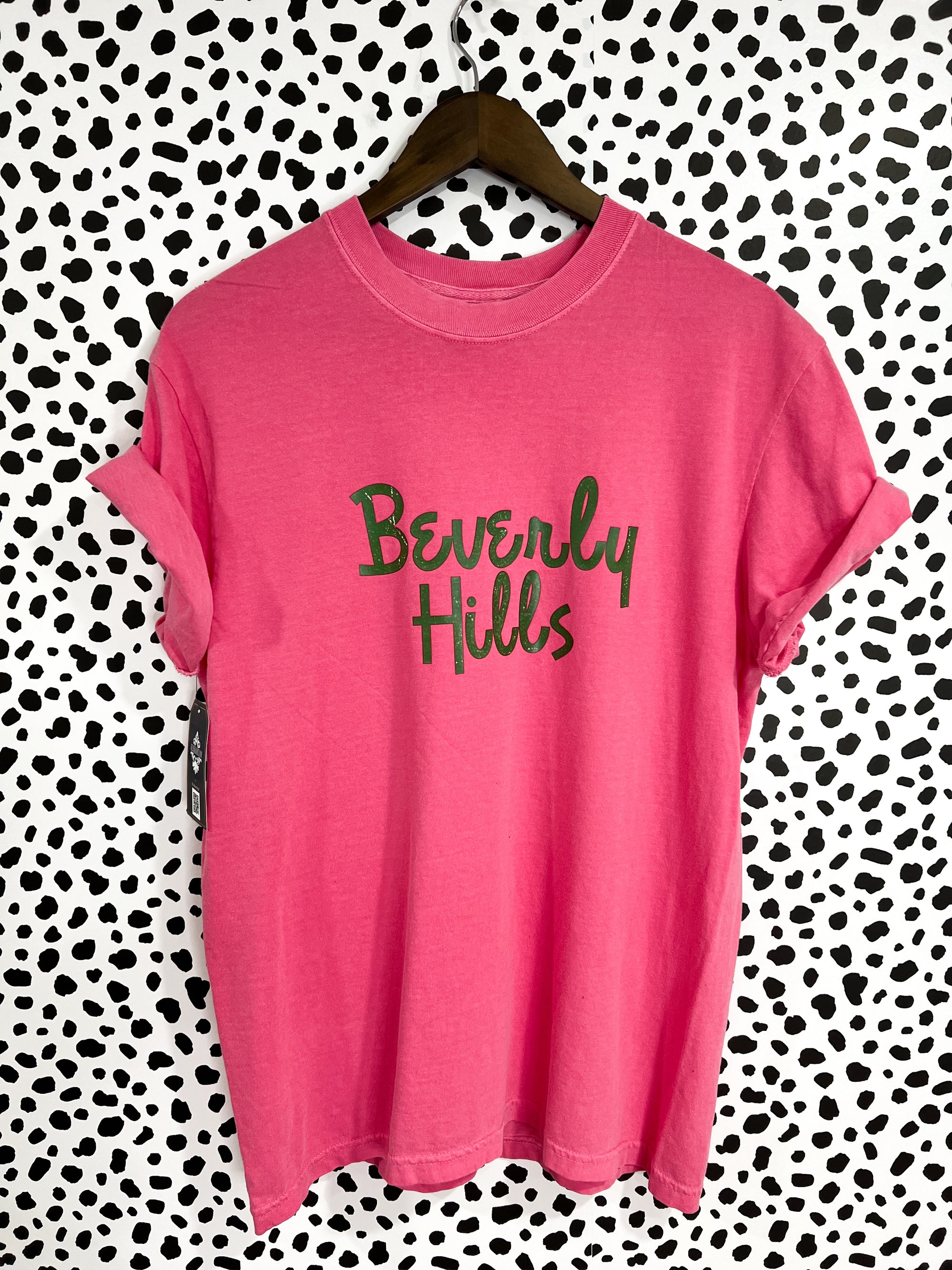 Beverly Hills Mama Tee- Crunchberry