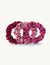 Burgundy Bliss Satin Scrunchies- Large