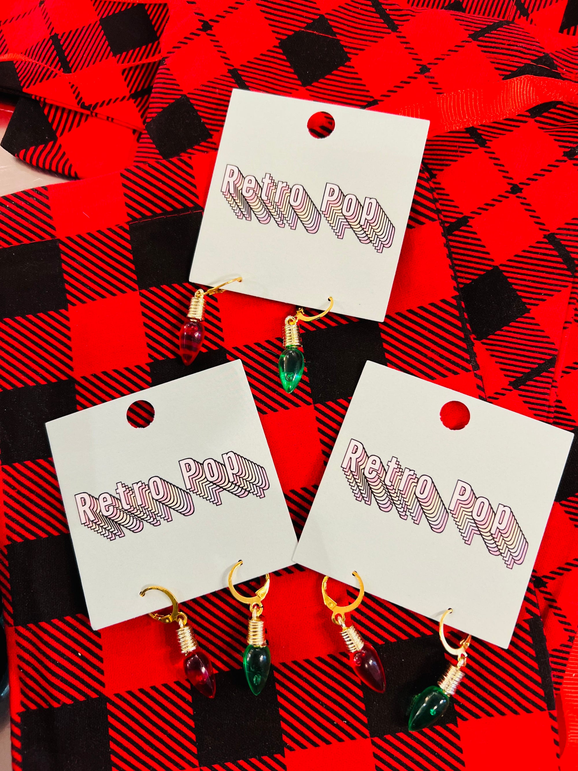 Christmas Lights Earrings