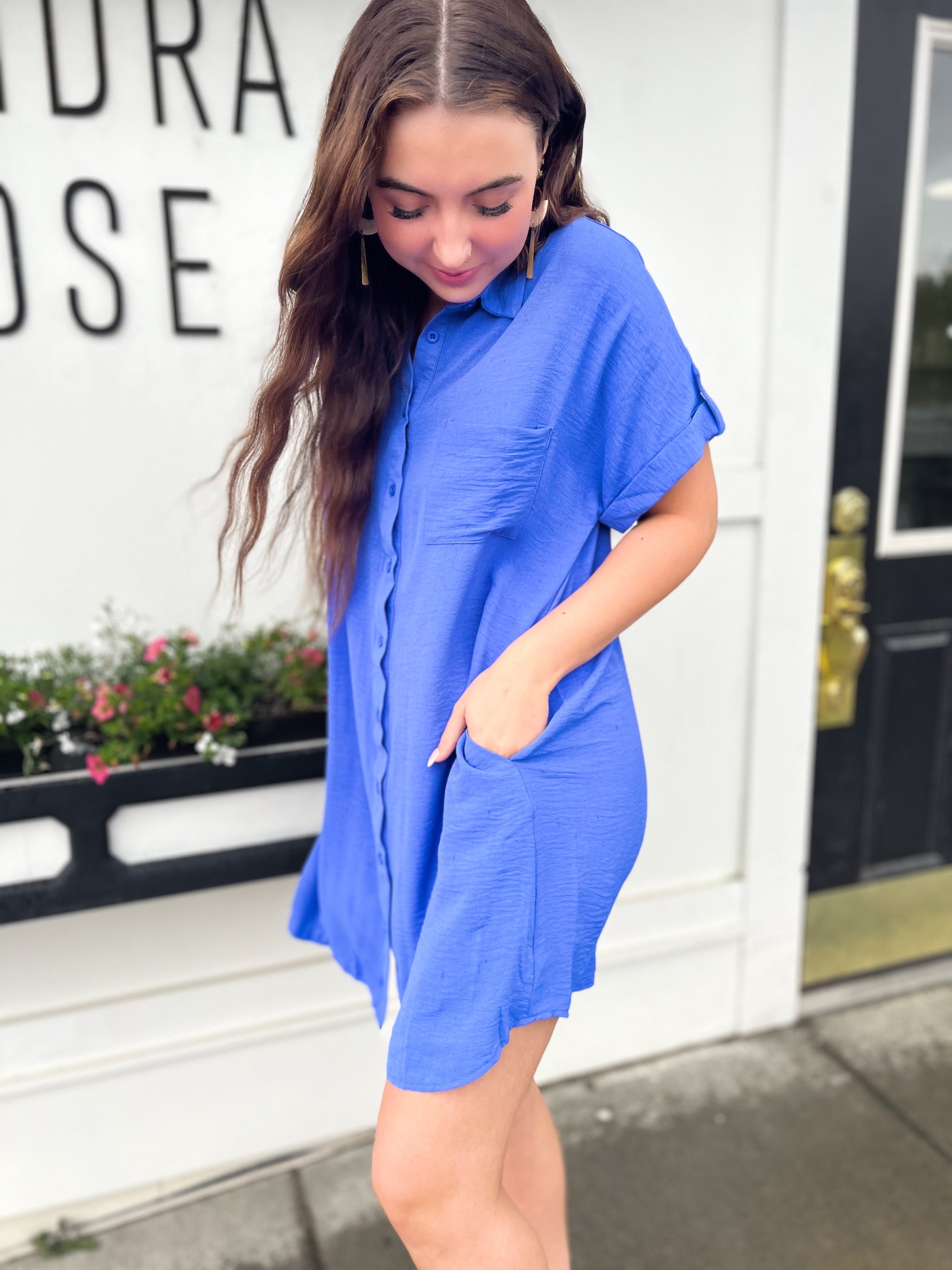 Ophelia shirt dress