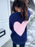 I Heart You Cardi- Navy