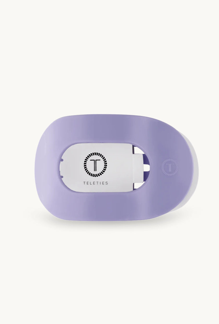 Lilac You Medium Flat Round Clip