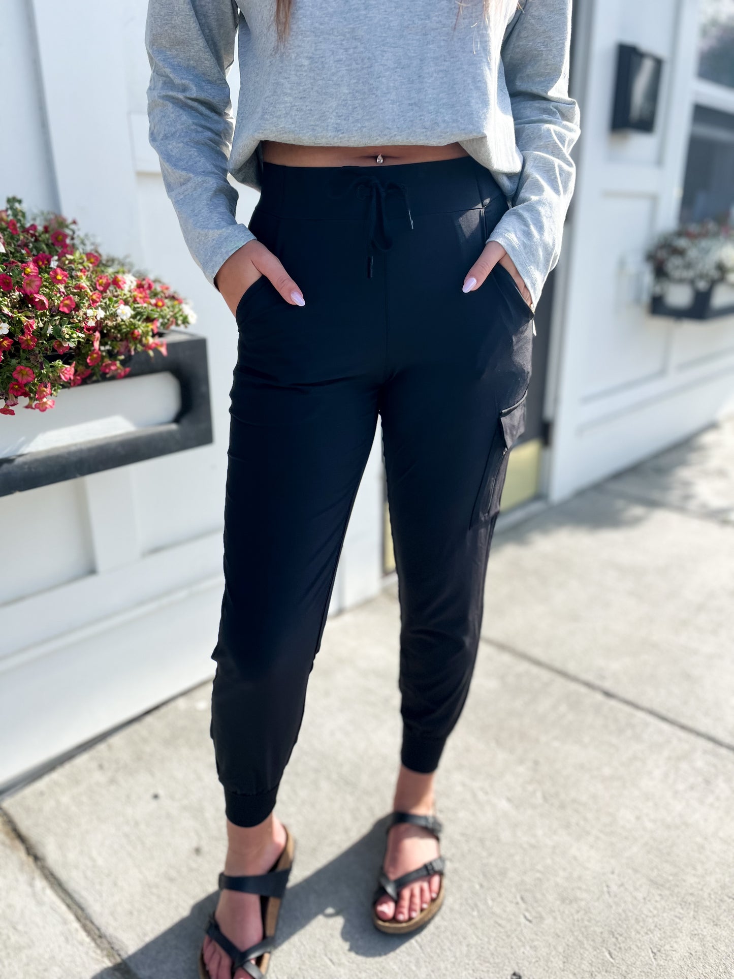Mikey HW Active Jogger W/ Pockets- BLK