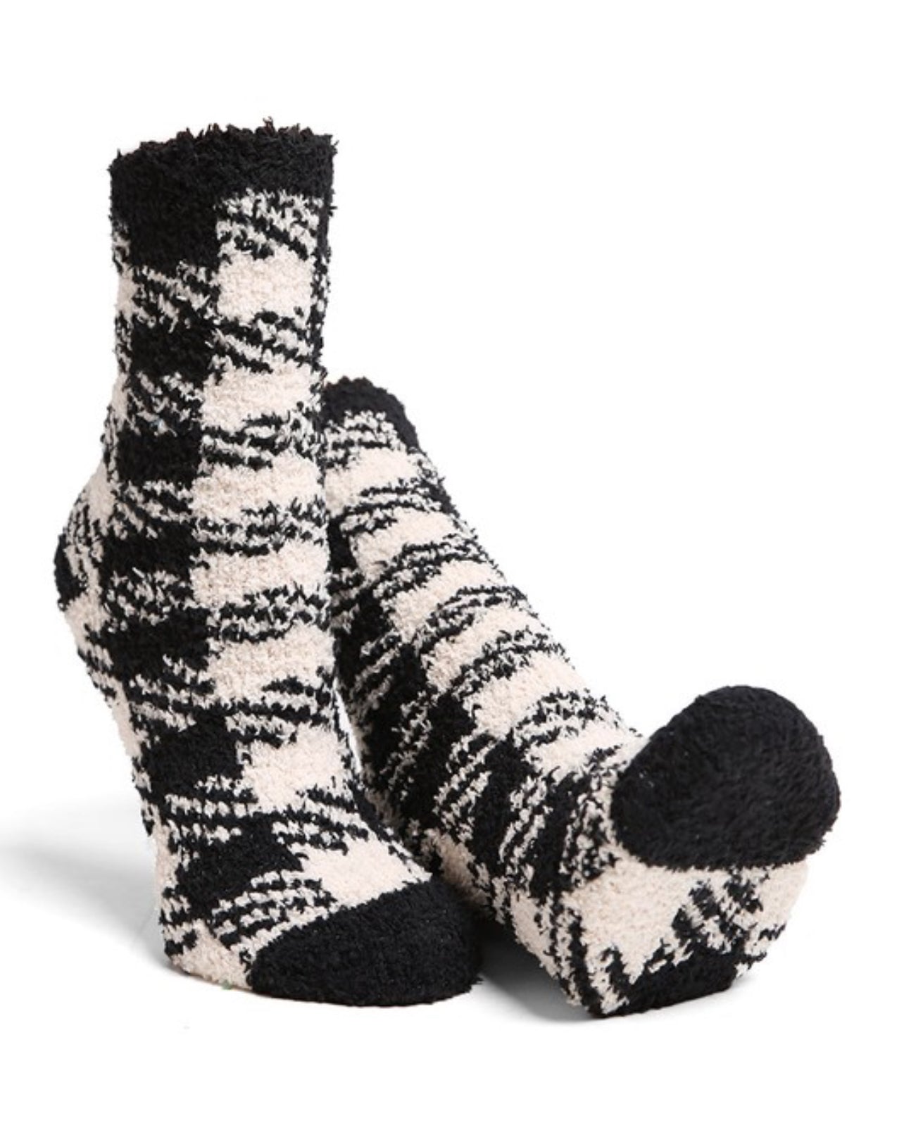 Luxury Mini Crew Winter Socks- Buffalo Check- More Colors