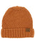 CC Criss Cross Pattern Cuff Beanie- Rust