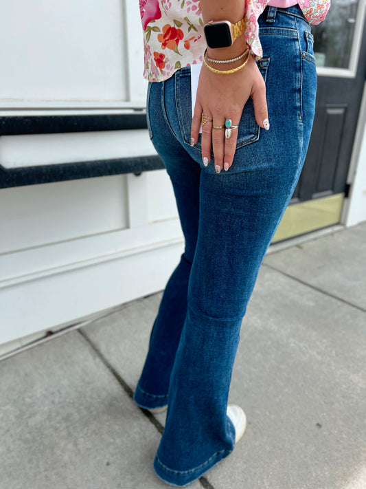 Shafer HR Flare Hem Trouser