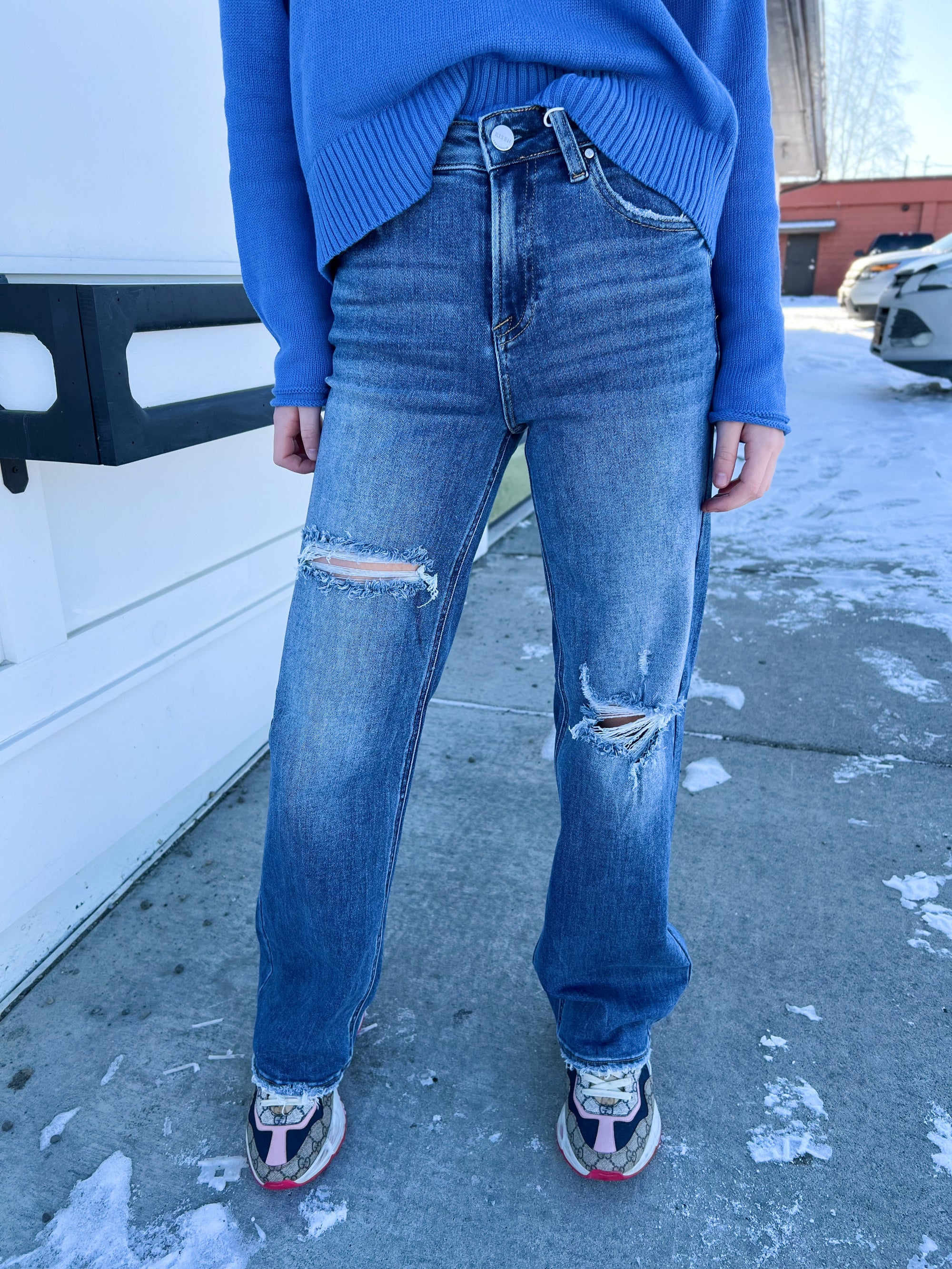 Kierra HR Wide Leg Jean