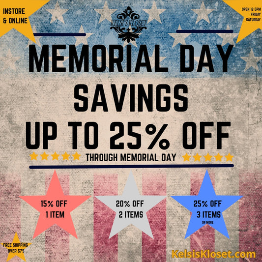 Memorial Day Savings