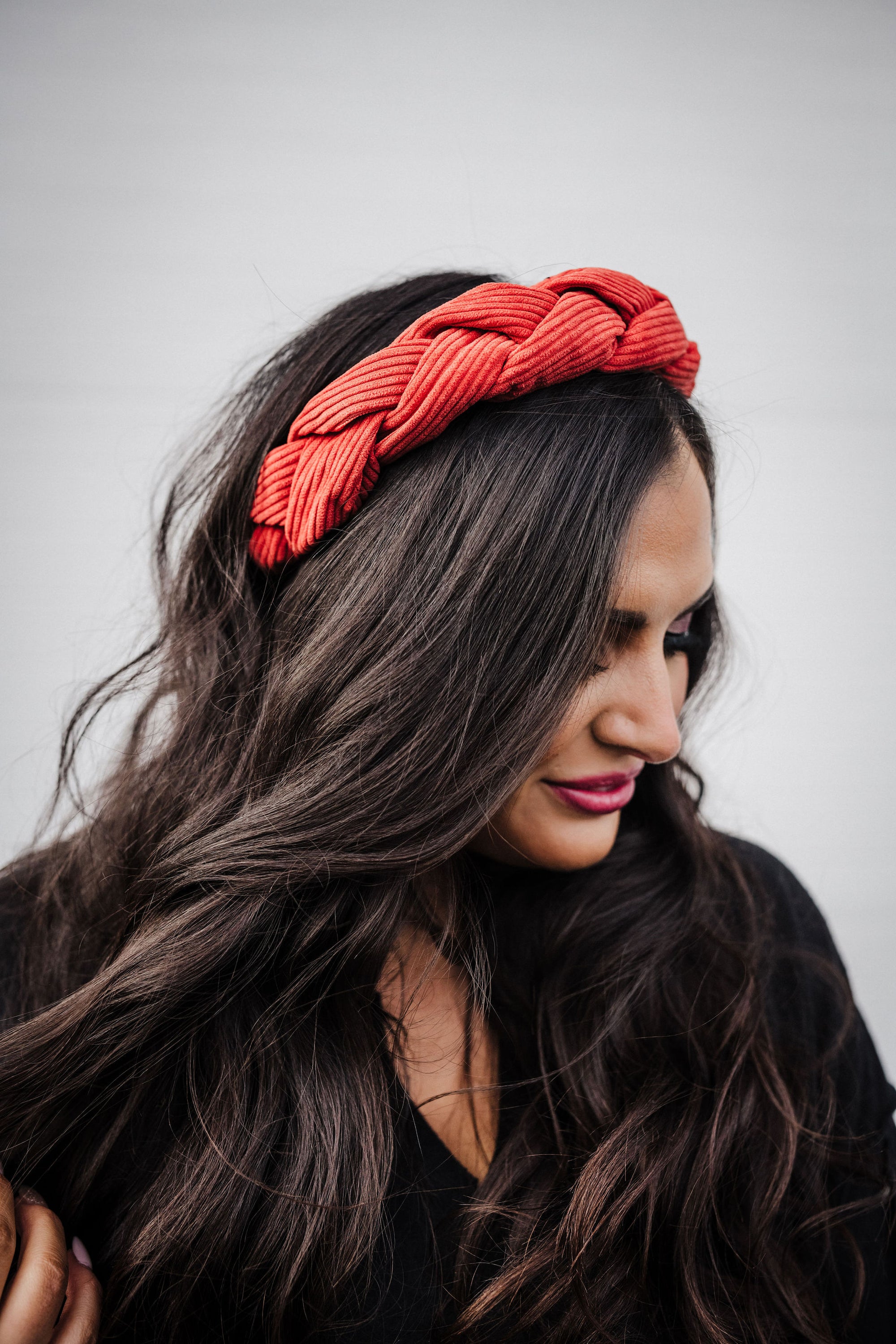 Braided Corduroy Headband