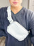 Sherpa Shoulder Sling Belt Bag - White