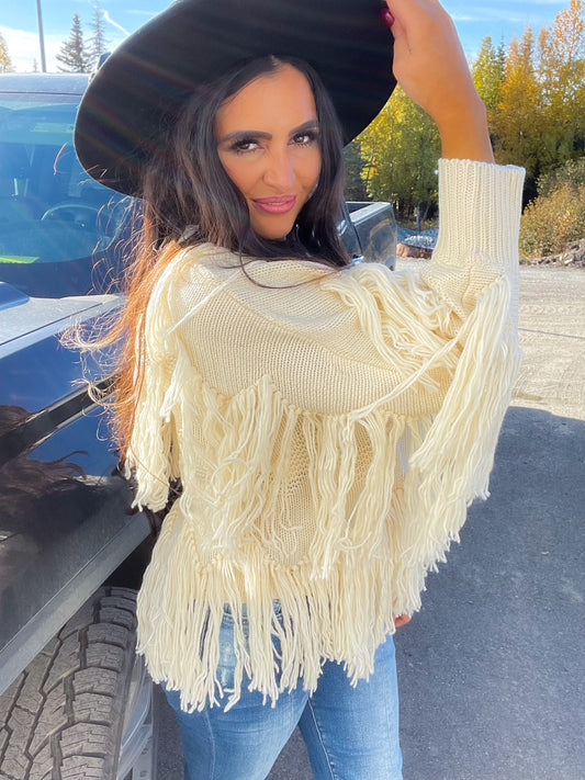 Darling Delight Fringe Cardi